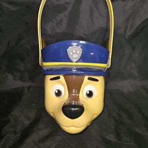 Kids Character Candy Bucket - Blue & Yellow Police Pup